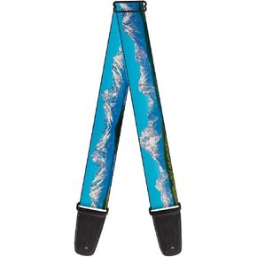 Buckle-Down Guitar Strap Landscape Snowy Mountains 2 Inches Wide (GS-W31282)