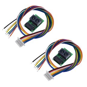 HiLetgo 2pcs GP2Y0E03 Infrared Distance Measurement Sensor Module 4-50CM Range I2C Analog Output 2.7V-5V for Cleaning Robot