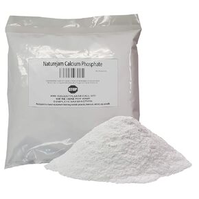 Naturejam Calcium Phosphate 1 Pound-Food Grade-Mixture of monocalcium Phosphate and Calcium Acid Pyrophosphate