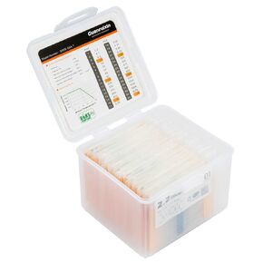 Resistor Kit Assortment,Pack of 680 Pieces 34 Values 1/4 Watt 1% (2.2 Ohm-1 Megaohm) RoHS Compliant