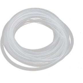 Yesallwas Silicone Tube ID 1/8" x OD 3/16" 16.5 ft Tubing Flexible Silicone Rubber Tubing Water Air Hose Pipe for Pump Transfer (3mmX5mm 5M)