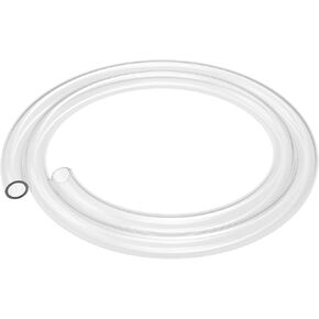 Silicone Tubing, High Temp Food Grade Pure Silicone Tubing Natural Silicone Tube 7/16 inch (12 mm) OD 5/16 inch (8 mm) ID, Highly Elastic and Strong, 3 Feet