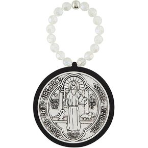 St. Benedict Medal Door Hang, Religious Gift, Hanging Christian Decor, 3,5 Inches