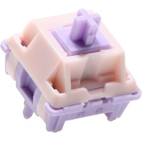 KPREPUBLIC MMD Princess Switch Linear Tactile RGB SMD 5pin 28g 38g 45g 48g 53g 62g for mechanical keyboard PC PA66 POM Holy Panda Similar (MMD Princess Tactile Switch 62g x90)