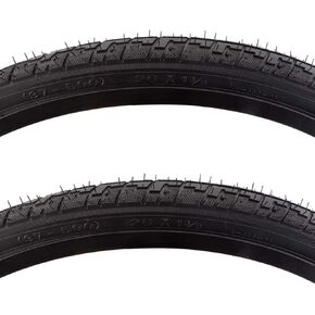Sunlite Hybrid Nimbus Street Trail Black Wire Bead Tire Pair 26 x 1-3/8