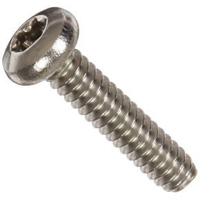 Small Parts 18-8 Stainless Steel Pan Head Machine Screw, Meets ASME B18.6.3, T25 Star Drive, #10-24 Thread Size, 3/4" Length, Fully Threaded, Imported (Pack of 25)