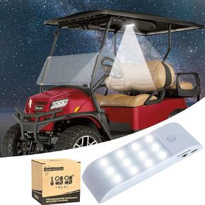 10L0L Universal Golf Cart Roof Light, LED USB Rechargeable Wireless Motion Sensor Dome Light