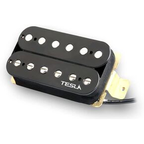 Tesla VR-60 Classic Humbucker Guitar Pickup (Bridge, Zebra)
