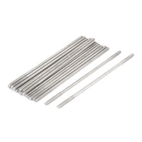 uxcell M3x100mm 304 Stainless Steel Double End Threaded Stud Screw Bolt 20pcs