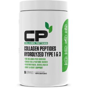 Collagen Peptides Powder | #1 Rated Hydrolyzed Type 1 & 3 Anti-Aging Collagen Supplement, Grass Fed & Pasture Raised | Supports Heart & Joint Health, Healthier Skin, Hair & Nails (35 Servings)