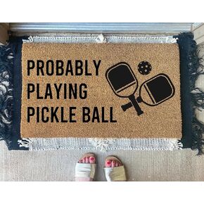 Pickleball Player Doormat Gift Pickleball Dinking Lover Gift Doormat Door Mat Rug Floor Mat Under 40 Funny Gift Affordable Gift Funny Cute Doormat Bathroom Doormat Shoe Mat Porch 20x32 Inches