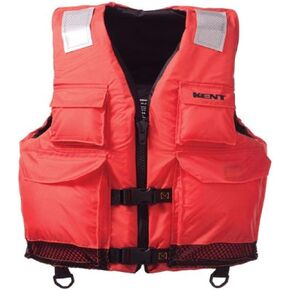 Absolute Outdoor Kent Elite Dual Size Commercial Life Vest - Persons Over 90-Pounds