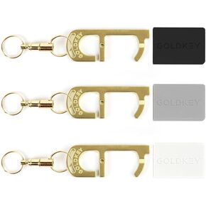 Limitless GoldKey Hand Tool & Stylus with Case and Keychain - Set of 3 (Black/Red/Blue)