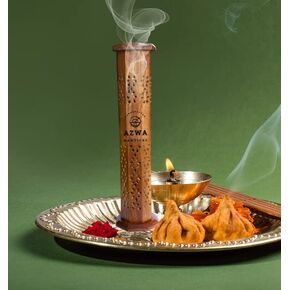 عصا البخور الخشبية وموقد الموقد المخروطي، تابوت مع حجرة تخزين، عضوي صديق للبيئة، حامل عصا التقاط الرماد، نمط ريفي للتأمل، منتجات العطور المنزلية للعلاج العطري (طبيعي) in Kuwait