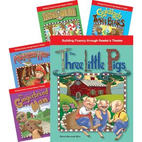 Teacher Created Materials - Reader's Theater: Fairy Tales - 5 Book Set - Grades K-1 - Guided Reading Level A - I