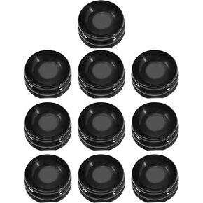 The Lord of the Tools 10PCS Display Stand Bases Sphere Stands Crystal Balls Holder for 2.5-5cm Range Sphere Home Office Desktop Decoration 2.7x1.15cm Plastic Black