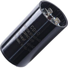 Seentech 124-149 uf/MFD 165 VAC ±20% 50/60 Hz CD60 Round Motor Replacement Part Works for HVAC, Air Conditioners, Heat Pumps