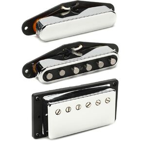 Seymour Duncan Lari Basilio 3-piece Pickup Set with Trembucker Bridge - Chrome