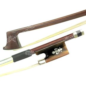 D Z Strad Violin Bow - Model 524 - Brazilwood with Ox Horn Fleur-de-Lis Frog