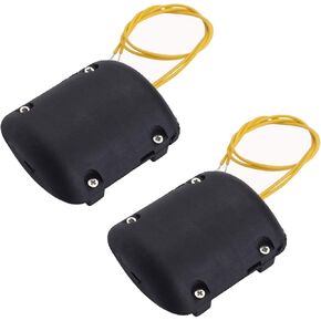2pcs Black DC 12V 4200RPM Vibrating Vibration Motor With Shell For Massage Cushion