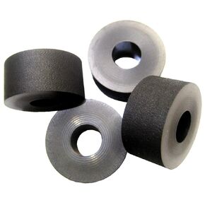 4-Pack - Made in USA - Premium Quality Multi-Purpose Rubber Spacer 1" OD x 3/8" ID x 1/2" Thick (X19-135) for Home-Industrial-Automotive-Marine & More! Buy The Best! Buy Quality Made in The USA !