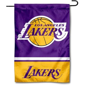 LA Lakers Double Sided Garden Flag