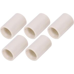 40pcs Billiard Cue Ferrules, White Fiber Pool Cue Stick Ferrules Set Rod Repairing Tool Tubes Billiard Accessories (0.8 inch) Pool Cue Ferrule Pool Cue Ferrule 12Mm