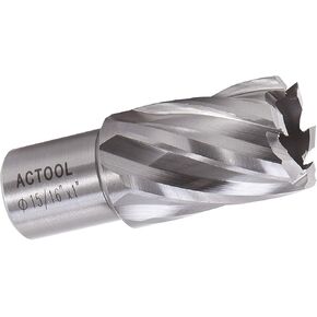 ACTOOL 15/16" Diameter × 1" Depth of Cut HSS ANNULAR CUTTER with 3/4'' Weldon Shank