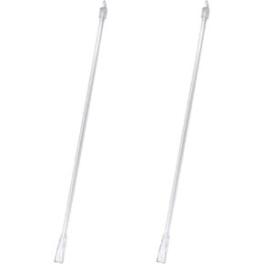 12 Inch Window Blind Tilt Rod, Vertical Blind Wand Control, Blind Tilt Wand Replacement with Hook and Grip, Blinds Replacement Wand Clear, Blind Opener Stick Parts (6 Pack)