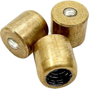 6x6mm Brass Push Button Grease Oil Cup,Brass Push Button Flange Grease Oil Cup,Ball Oiler for Ball Oiler Nipple Hit Miss Engine Motor Lathe Mill(20Pcs)