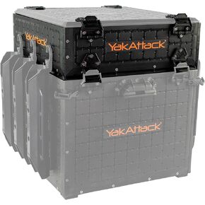 YakAttack ShortStak Upgrade Kit for BlackPak Pro, 13" x 16" - Black (BLP-AC-0010-BK) | Kayak Fishing Accessories