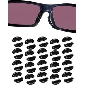 20 Pairs Nose Pads Soft Silicone Adhesive Anti-Slip Eyeglass Thin Nose Pads Stick On for Glasses Eyeglasses Sunglasses
