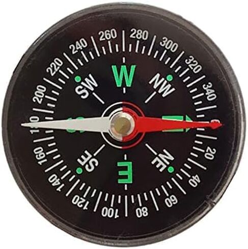 1pc Black Mini Survival Compass Outdoor New 40mm Pocket Oil Filled Compass for Camping Hiking Portable Navigation Camping Handheld Outdoor Activities Accessory,Electronics and Gadgets,Compasses in Saudi Arabia