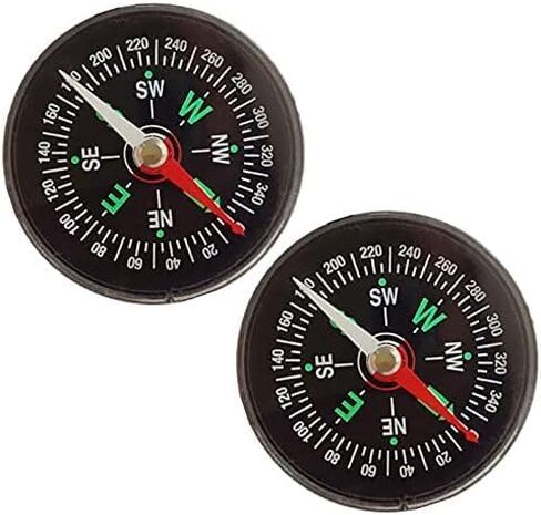 1pc Black Mini Survival Compass Outdoor New 40mm Pocket Oil Filled Compass for Camping Hiking Portable Navigation Camping Handheld Outdoor Activities Accessory,Electronics and Gadgets,Compasses in Saudi Arabia