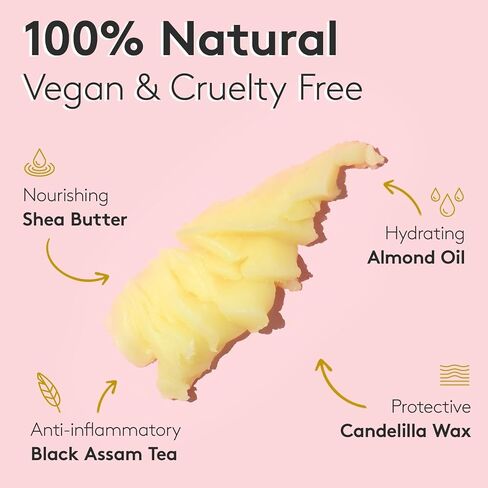Migh-Tea Moisture Body Balm for Very Dry Skin - Nourishing Shea Butter Moisturizer - Eczema Relief, Psoriasis Treatment - Natural, Vegan, Ayurveda - 70g in Saudi Arabia
