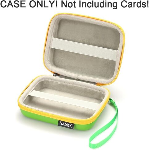 RAIACE Hard Carrying Case Compatible with Phase 10/UNO Card Game, Playing Card Game, Card Protection Storage Box,Phase 10 card game for adults and Kid,Fits up to 300+ Cards - Green (Only Case) in Saudi Arabia