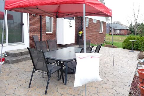 Trash-Ease-Canopy 1 بوصة - حامل أكياس القمامة المحمول - لخيمة المظلة. رائعة للاستخدام في: التخييم، والتخييم، وحجم كيس القمامة برباط 13 جالون، لا حاجة لأي أدوات (13 جالونًا أسود وأسود) in Kuwait