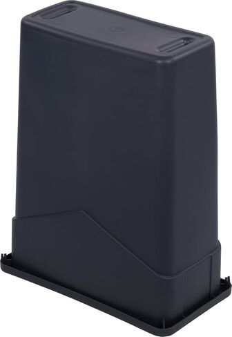 Carlisle FoodService Products Trimline Rectangular Waste Container with Handles, Polyethylene, 15 Gallons, Gray in Saudi Arabia