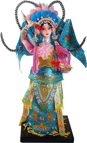 NW الصينية التقليدية الحرف اليدوية الحرير تمثال تحصيل دمية الحرير الصينية (1806) in Kuwait