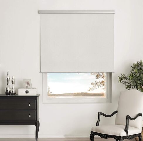 Brielle Home Shimmer Blackout Cordless Roller Shade in Saudi Arabia