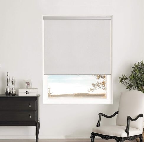 Brielle Home Shimmer Blackout Cordless Roller Shade in Saudi Arabia