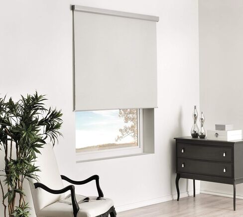 Brielle Home Shimmer Blackout Cordless Roller Shade in Saudi Arabia