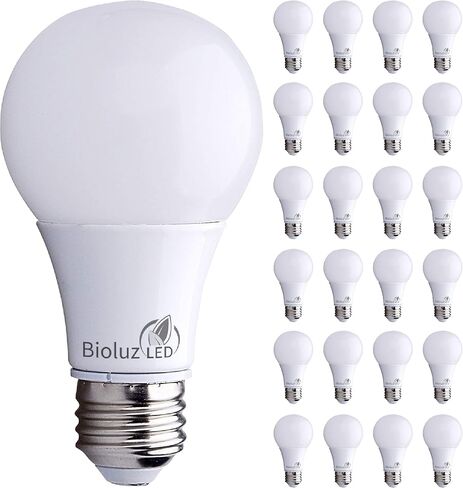 مصابيح إضاءة LED 40 وات من Bioluz 2700K أبيض دافئ 6 وات = 40 وات مصابيح A19 LED غير قابلة للتعتيم 6 عبوات in Kuwait