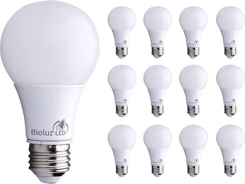 مصابيح إضاءة LED 40 وات من Bioluz 2700K أبيض دافئ 6 وات = 40 وات مصابيح A19 LED غير قابلة للتعتيم 6 عبوات in Kuwait