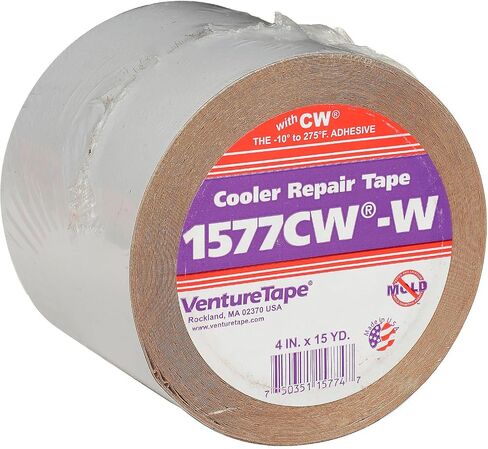 3M VentureTape 1577CW Cooler Repair Tape, 4 IN x 15 Yards, White in Saudi Arabia