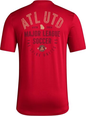 adidas Men's Atlanta United Fc Short Sleeve Pre-Game T-Shirt in Saudi Arabia