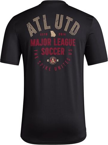 adidas Men's Atlanta United Fc Short Sleeve Pre-Game T-Shirt in Saudi Arabia