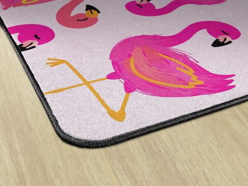 سجادة رائدة على طراز تلميذة المدرسة، سجادة منطقة الفصل الدراسي طيور النحام الاستوائية الأنيقة ببساطة لتعلم الفصول الدراسية الداخلية أو سجادة اللعب التعليمية لغرفة نوم الأطفال، مقاس 5'x7'6" in Kuwait