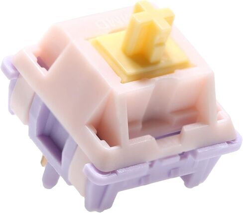 KPREPUBLIC MMD Princess Switch Linear Tactile RGB SMD 5pin 28g 38g 45g 48g 53g 62g for mechanical keyboard PC PA66 POM Holy Panda Similar (MMD Princess Tactile Switch 62g x90) in Saudi Arabia