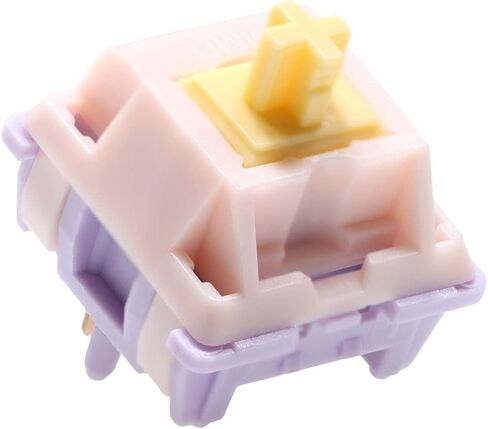 KPREPUBLIC MMD Princess Switch Linear Tactile RGB SMD 5pin 28g 38g 45g 48g 53g 62g for mechanical keyboard PC PA66 POM Holy Panda Similar (MMD Princess Tactile Switch 62g x90) in Saudi Arabia